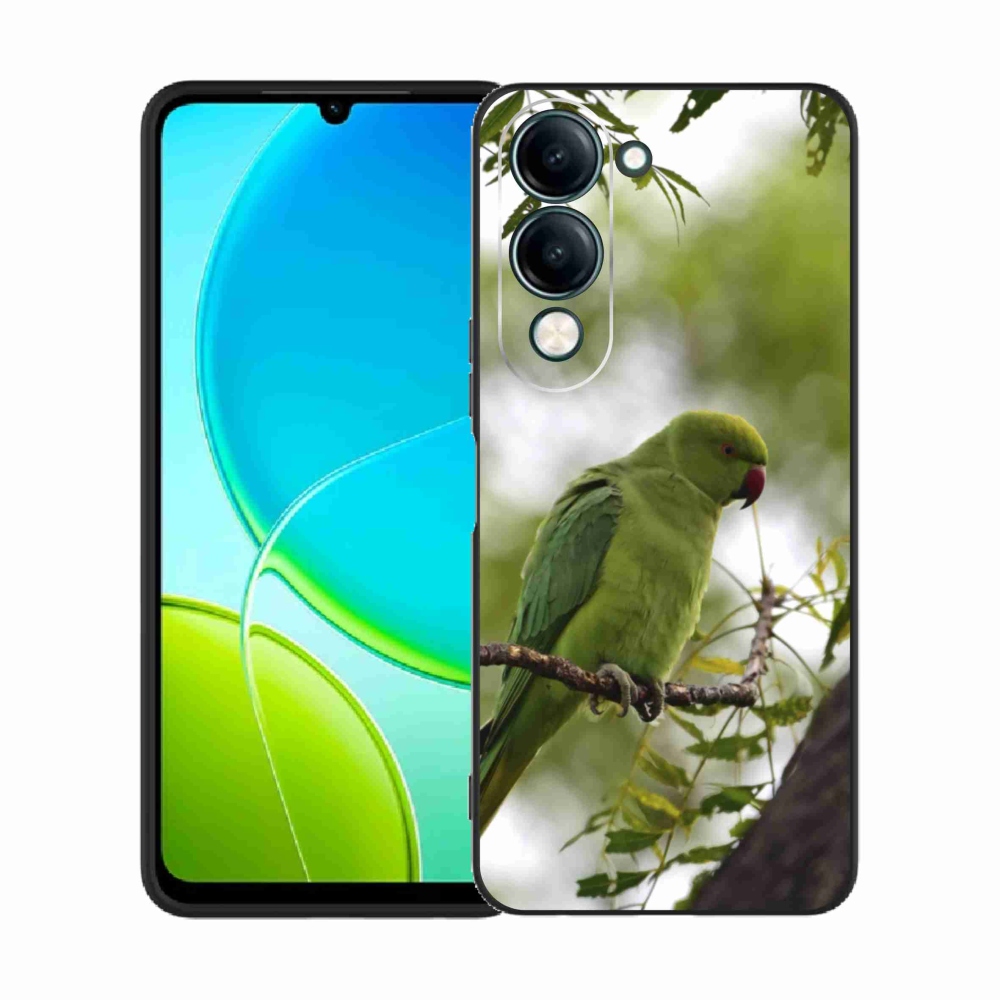 Zselés borítás mmCase a Vivo Y29S 5G készülékhez - zöld papagáj