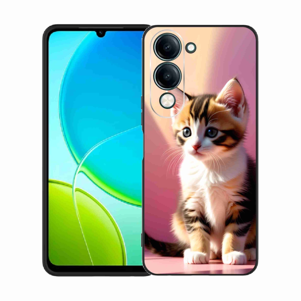 Gél borítás mmCase a Vivo Y29S 5G készülékhez - kíváncsi cica 2
