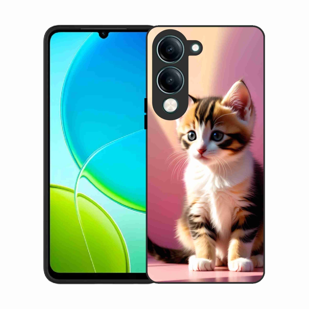 Gél borítás mmCase a Vivo Y29S 5G készülékhez - kíváncsi cica 2