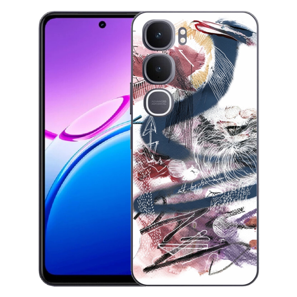 mmCase géltok a Vivo Y31 5G-hez – absztrakt motívum 28