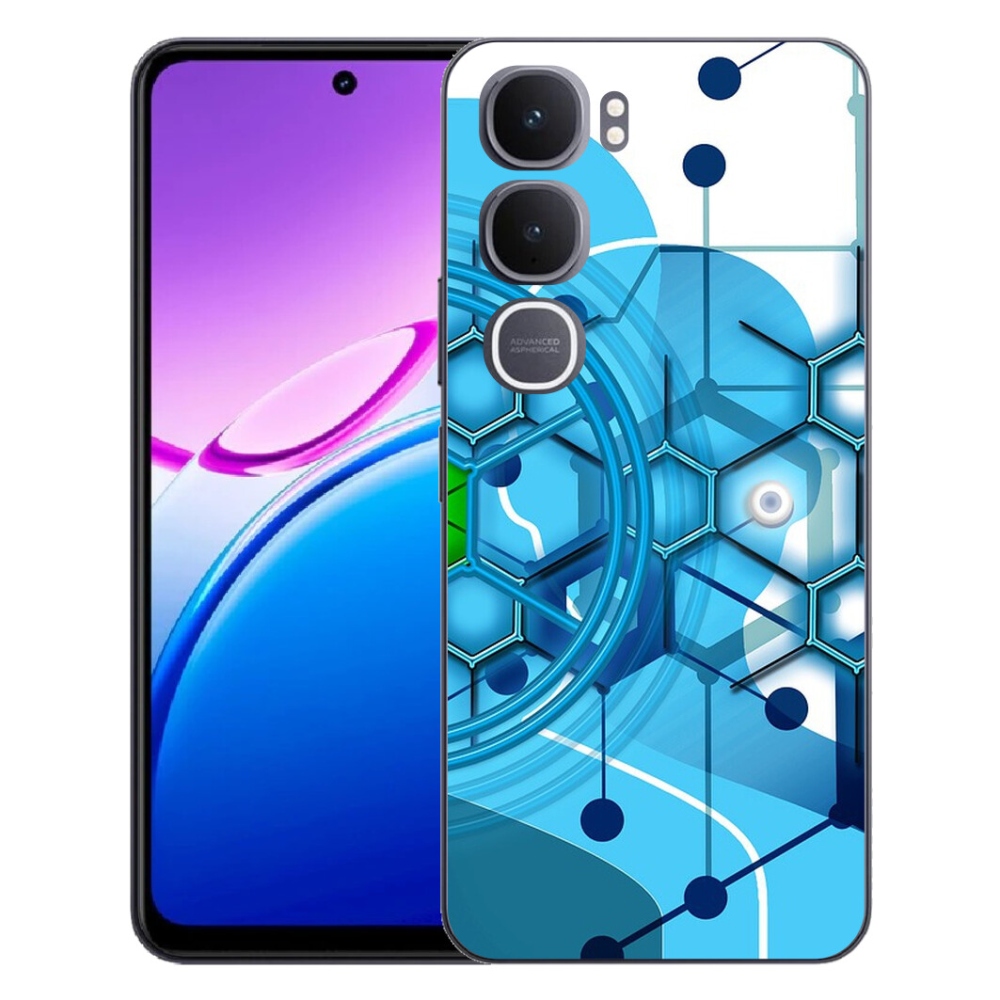 mmCase géltok a Vivo Y31 5G-hez – absztrakt minta 2