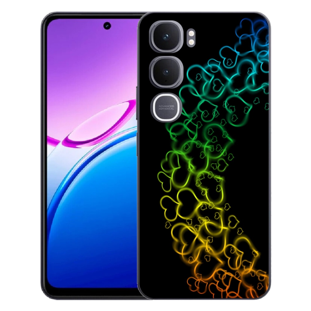 mmCase géltok a Vivo Y31 5G-hez – színes szívecskék