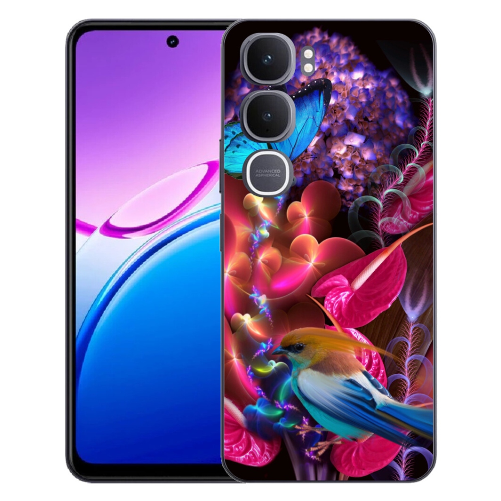 mmCase géltok a Vivo Y31 5G-hez – színes virágok