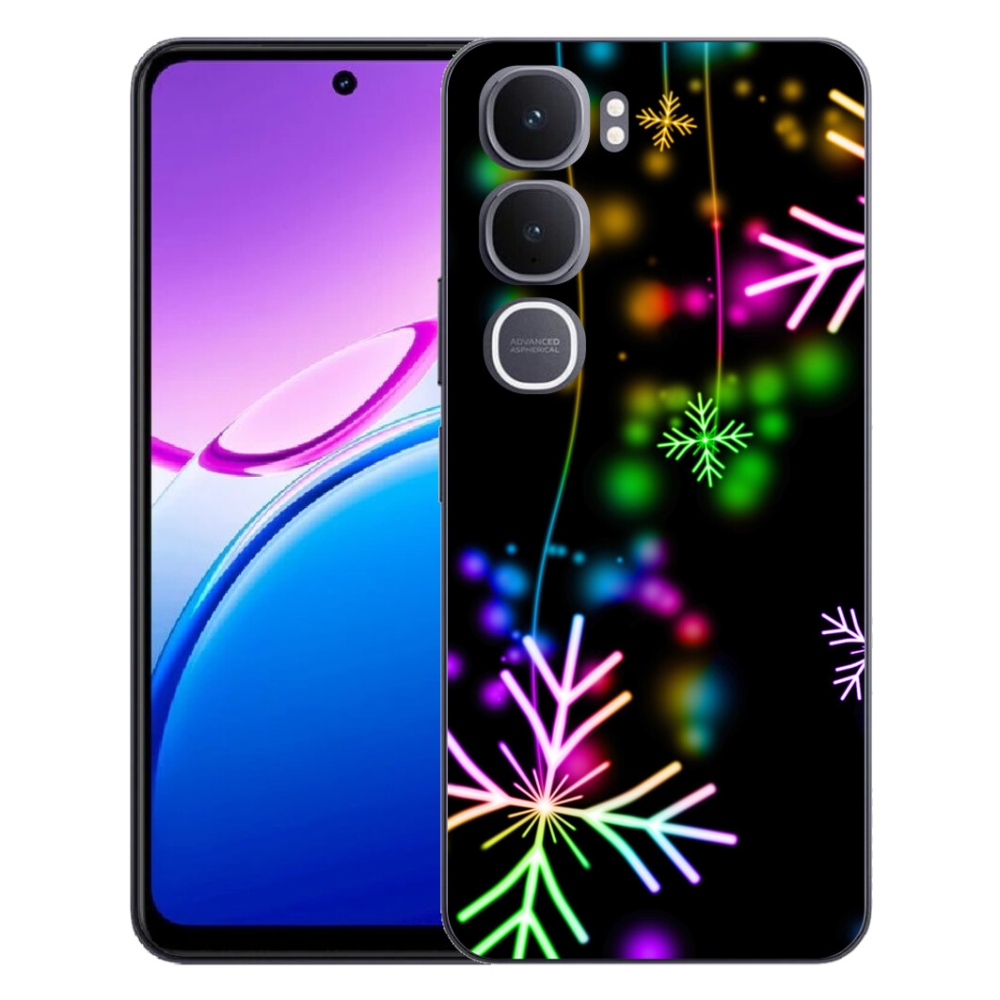 mmCase géltok a Vivo Y31 5G-hez – színes hópelyhek