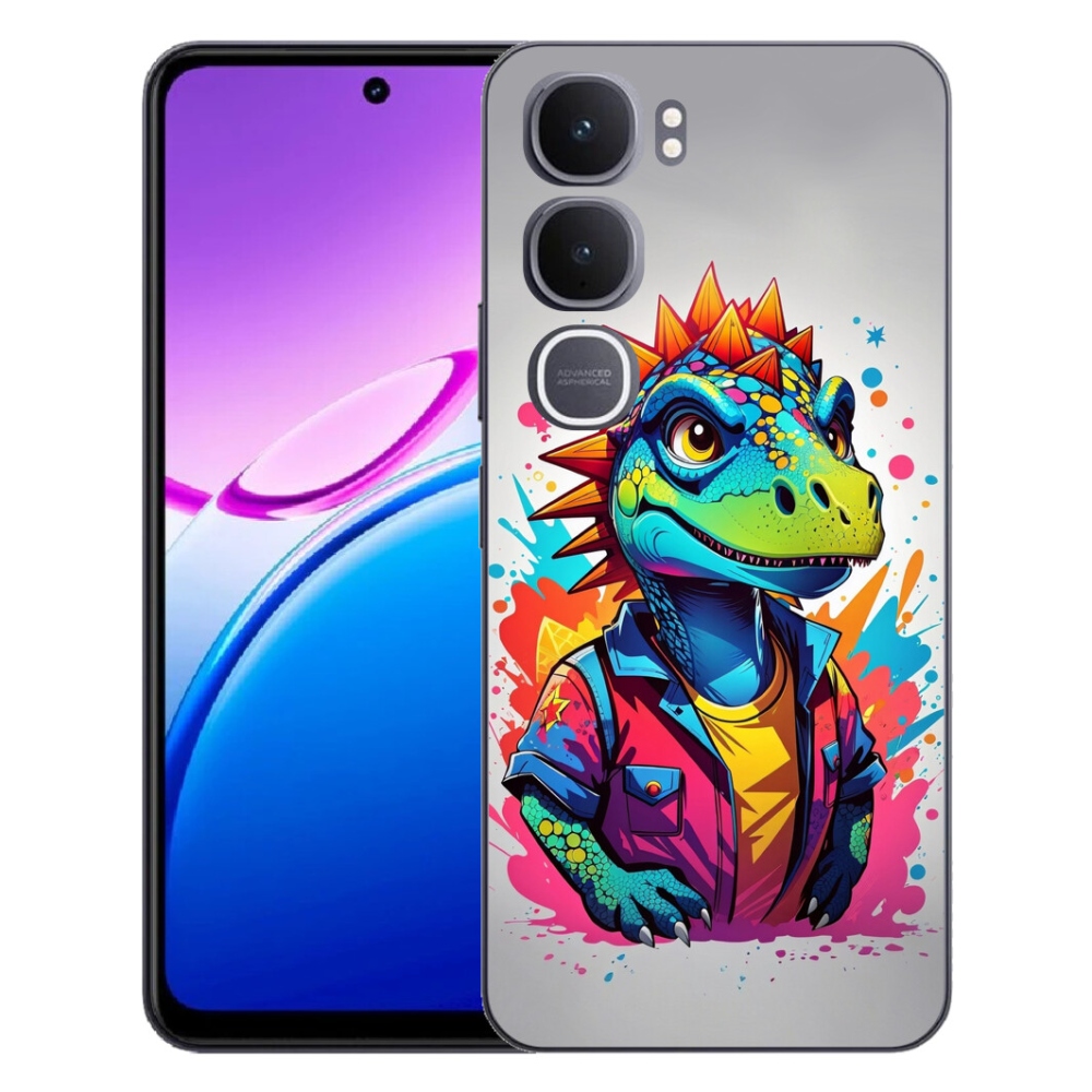 mmCase géltok a Vivo Y31 5G-hez – színes dinoszaurusz