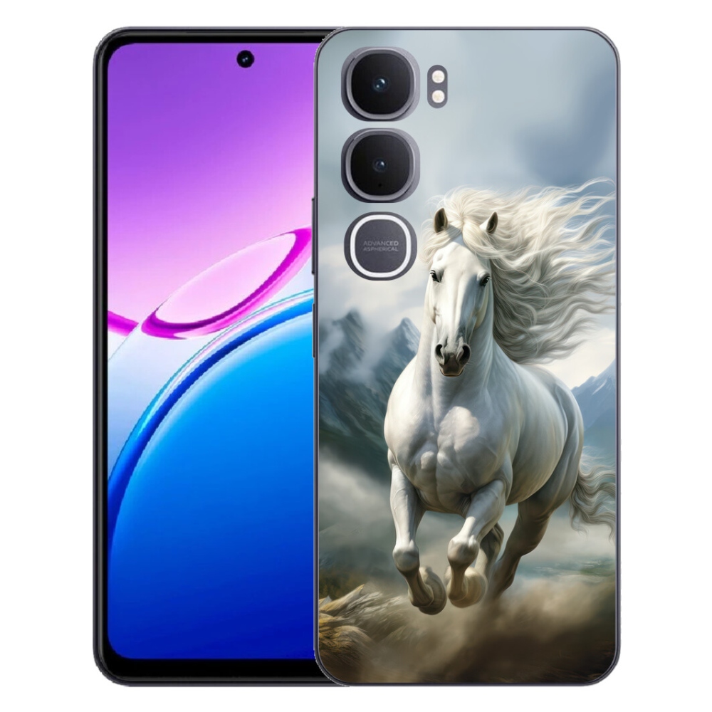 mmCase géltok a Vivo Y31 5G-hez – Futó fehér ló 3