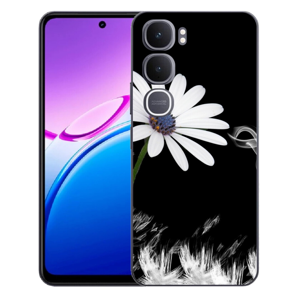 mmCase géltok a Vivo Y31 5G-hez – fehér virág