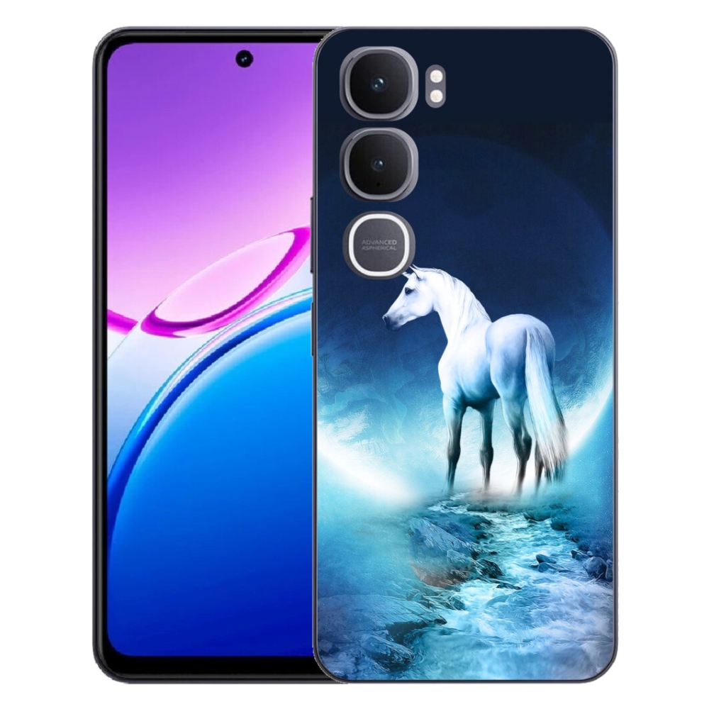 mmCase géltok a Vivo Y31 5G-hez – fehér egyszarvú