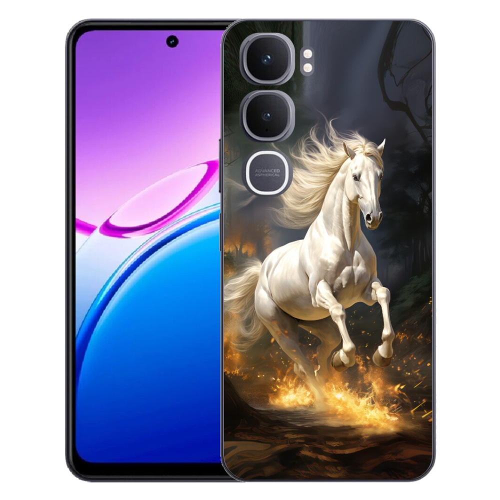 mmCase géltok a Vivo Y31 5G-hez – fehér ló 2