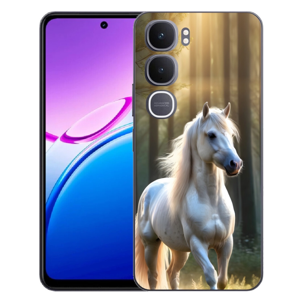 mmCase géltok a Vivo Y31 5G-hez – fehér ló 3