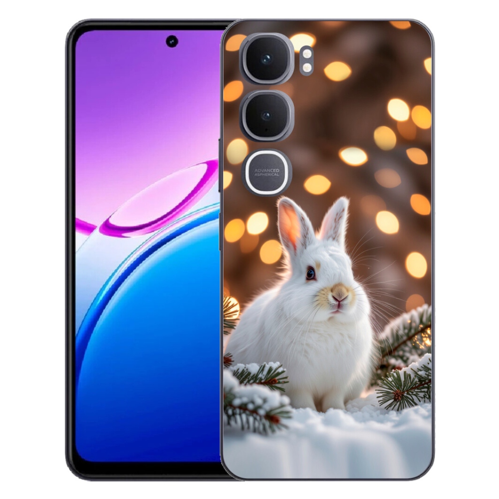 mmCase géltok a Vivo Y31 5G-hez – fehér nyuszi