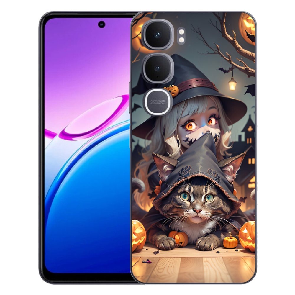mmCase géltok a Vivo Y31 5G-hez – boszorkány macskával