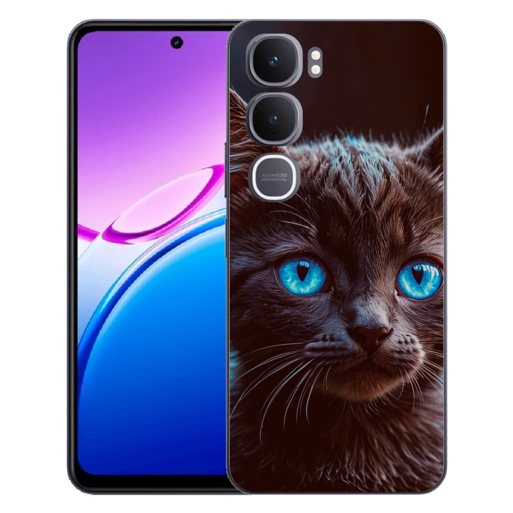 mmCase géltok a Vivo Y31 5G-hez – fekete cica 2