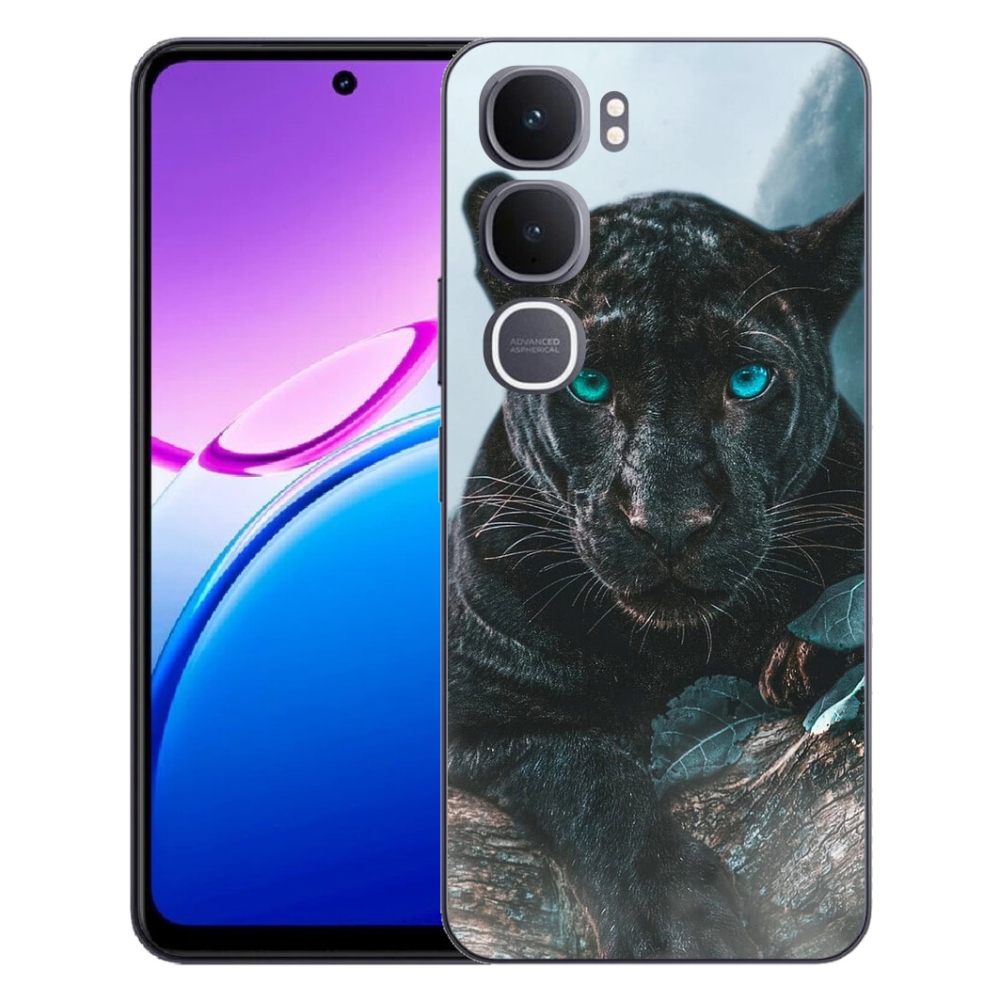mmCase géltok a Vivo Y31 5G-hez – fekete párduc