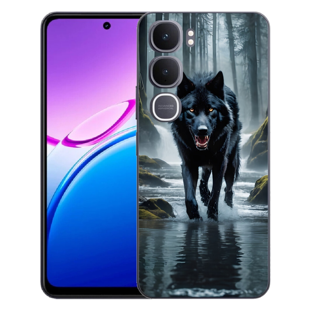 mmCase géltok a Vivo Y31 5G-hez – fekete farkas