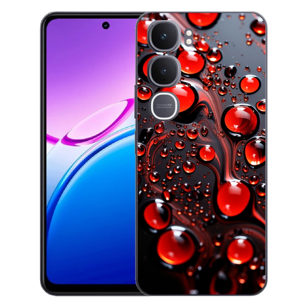 mmCase géltok a Vivo Y31 5G-hez – piros cseppek 2