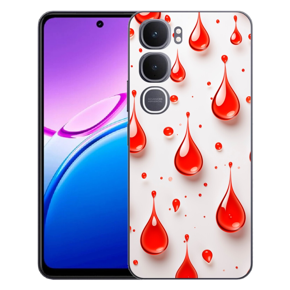 mmCase géltok a Vivo Y31 5G-hez – piros cseppek