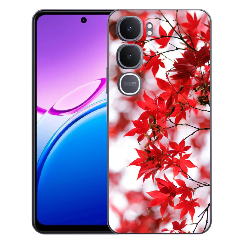 mmCase géltok a Vivo Y31 5G-hez – vörös levelek