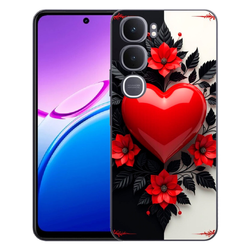 mmCase géltok a Vivo Y31 5G-hez – piros szív