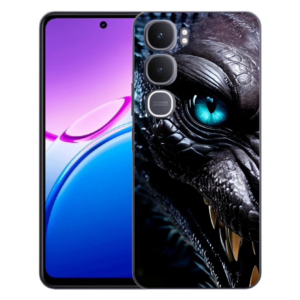 mmCase gélhuzat a Vivo Y31 5G-hez – sárkányos mintázat