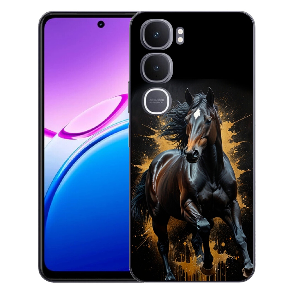 mmCase géltok a Vivo Y31 5G-hez – elegáns fekete csikó