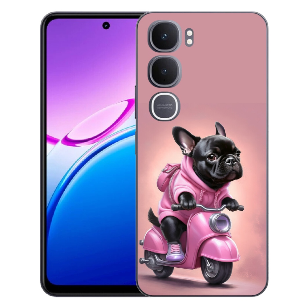 mmCase géltok a Vivo Y31 5G-hez – francia buldog robogón