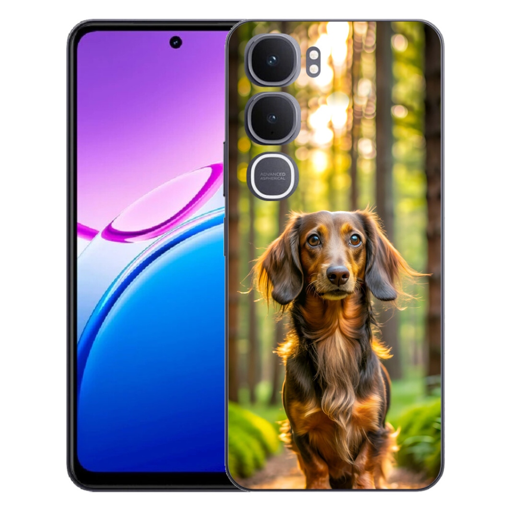 mmCase gél tok a Vivo Y31 5G-hez – dachshund 4