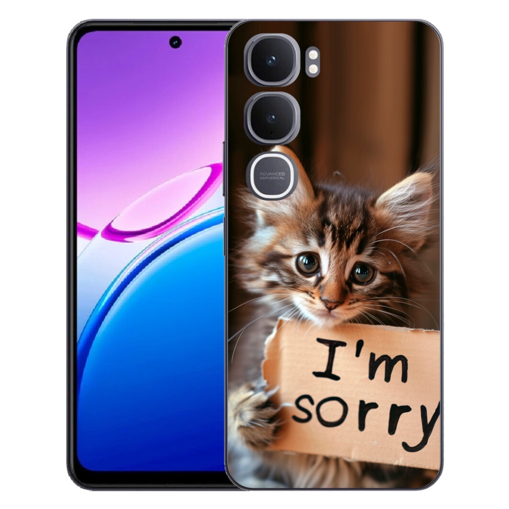 mmCase géltok a Vivo Y31 5G-hez – macskás mintás