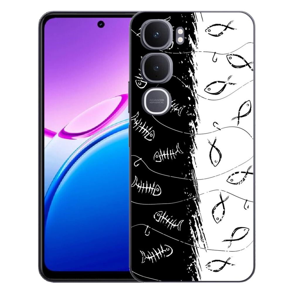 mmCase géltok a Vivo Y31 5G-hez – csontvázak és halak