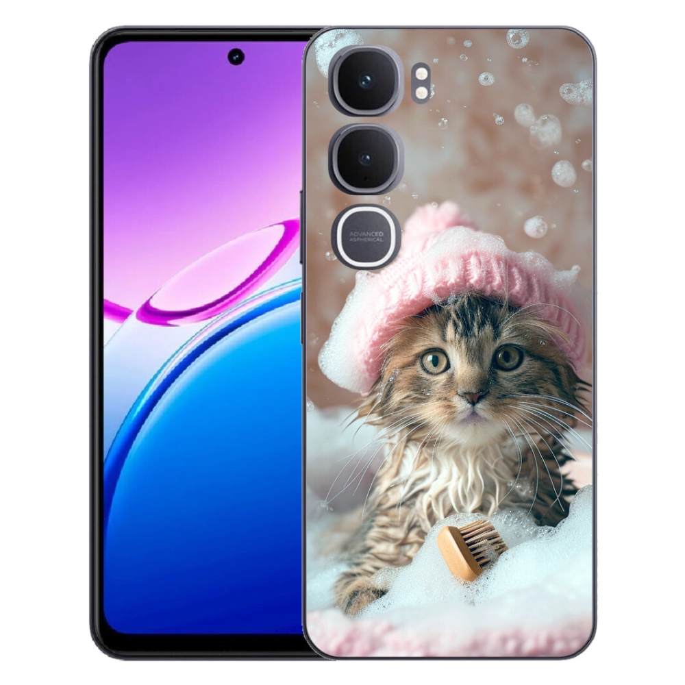 mmCase gél tok a Vivo Y31 5G-hez – cica és fürdő