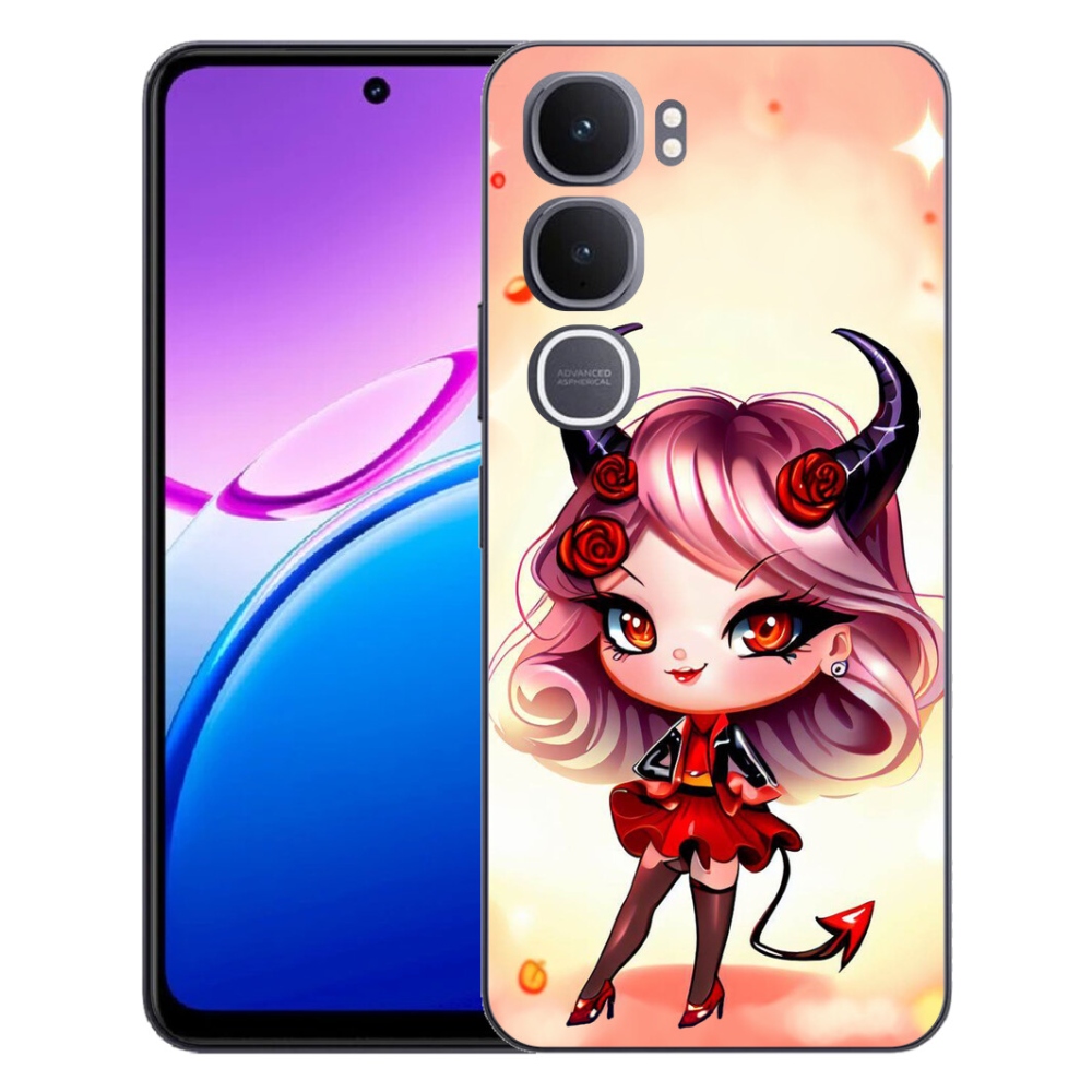 mmCase géltok a Vivo Y31 5G-hez – rajzolt kis ördögnő
