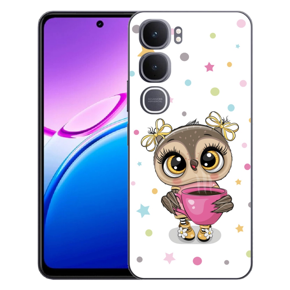 mmCase géltok a Vivo Y31 5G-hez – rajzolt bagoly