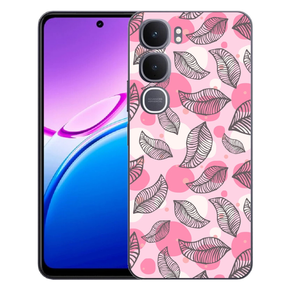 mmCase gél tok a Vivo Y31 5G-hez – rajzolt hulló levelek