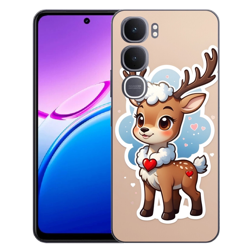 mmCase géltok a Vivo Y31 5G-hez – rajzolt rénszarvas