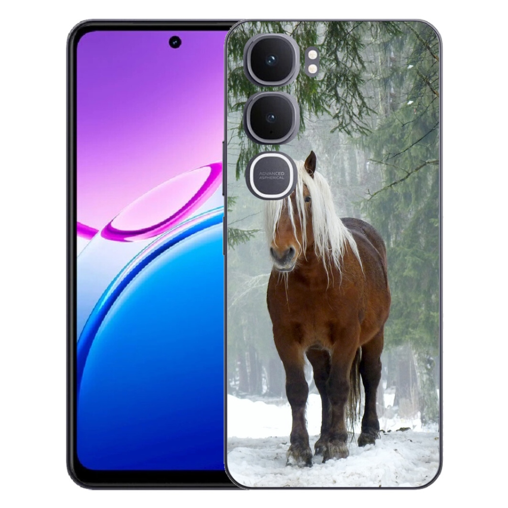 mmCase géltok a Vivo Y31 5G-hez – ló az erdőben