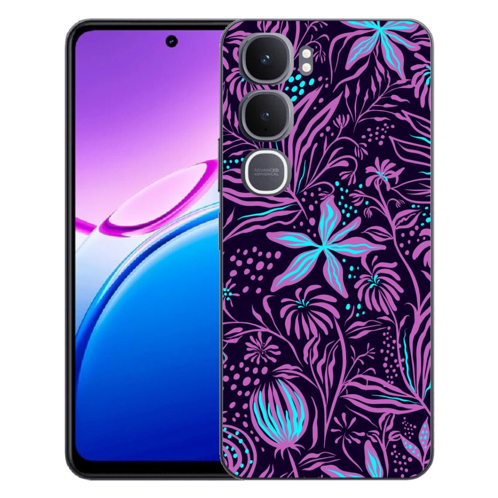 mmCase gél tok a Vivo Y31 5G-hez – virágok 2