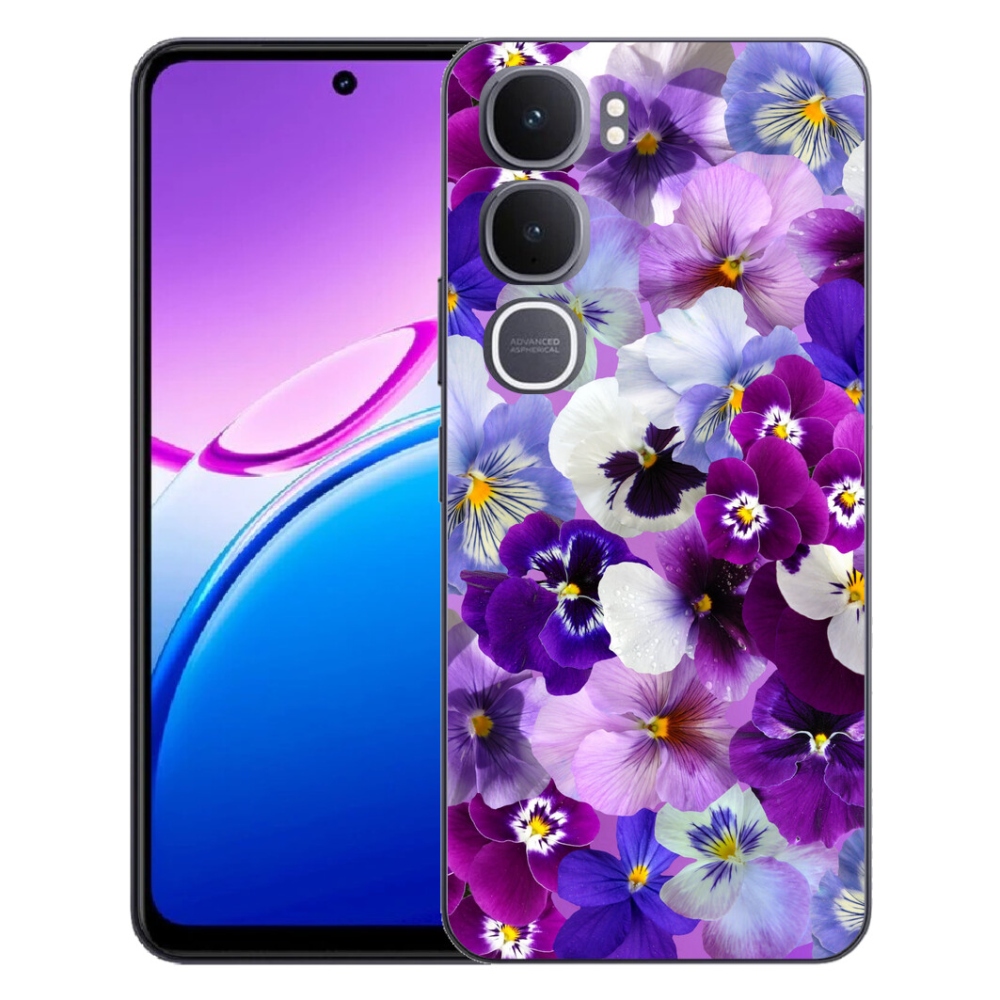 mmCase gél tok a Vivo Y31 5G-hez – virágok 9