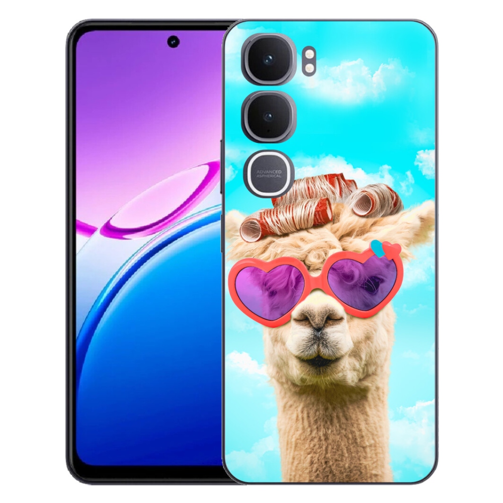 mmCase géltok a Vivo Y31 5G-hez – szemüveges láma