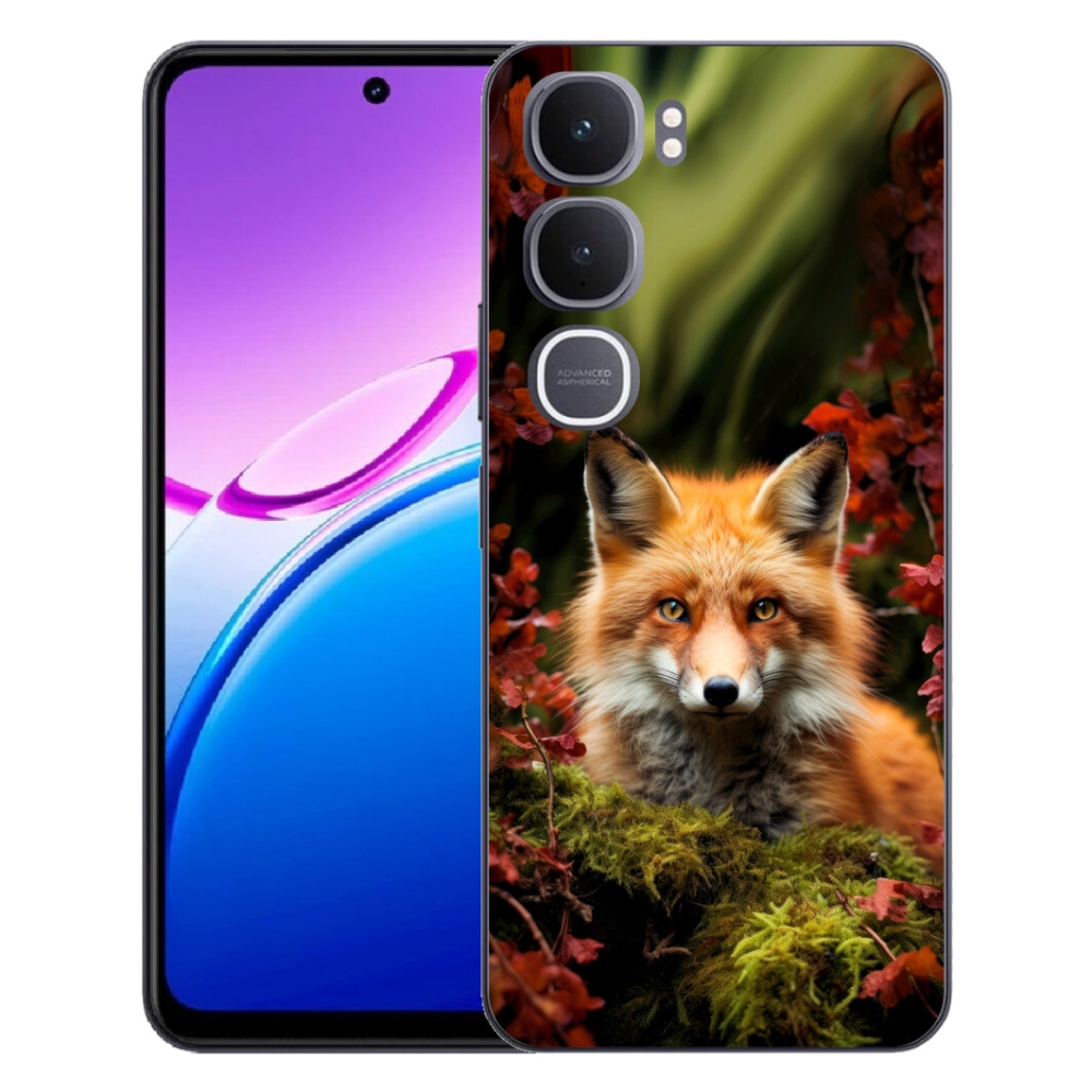 mmCase géltok a Vivo Y31 5G-hez – róka az erdőben