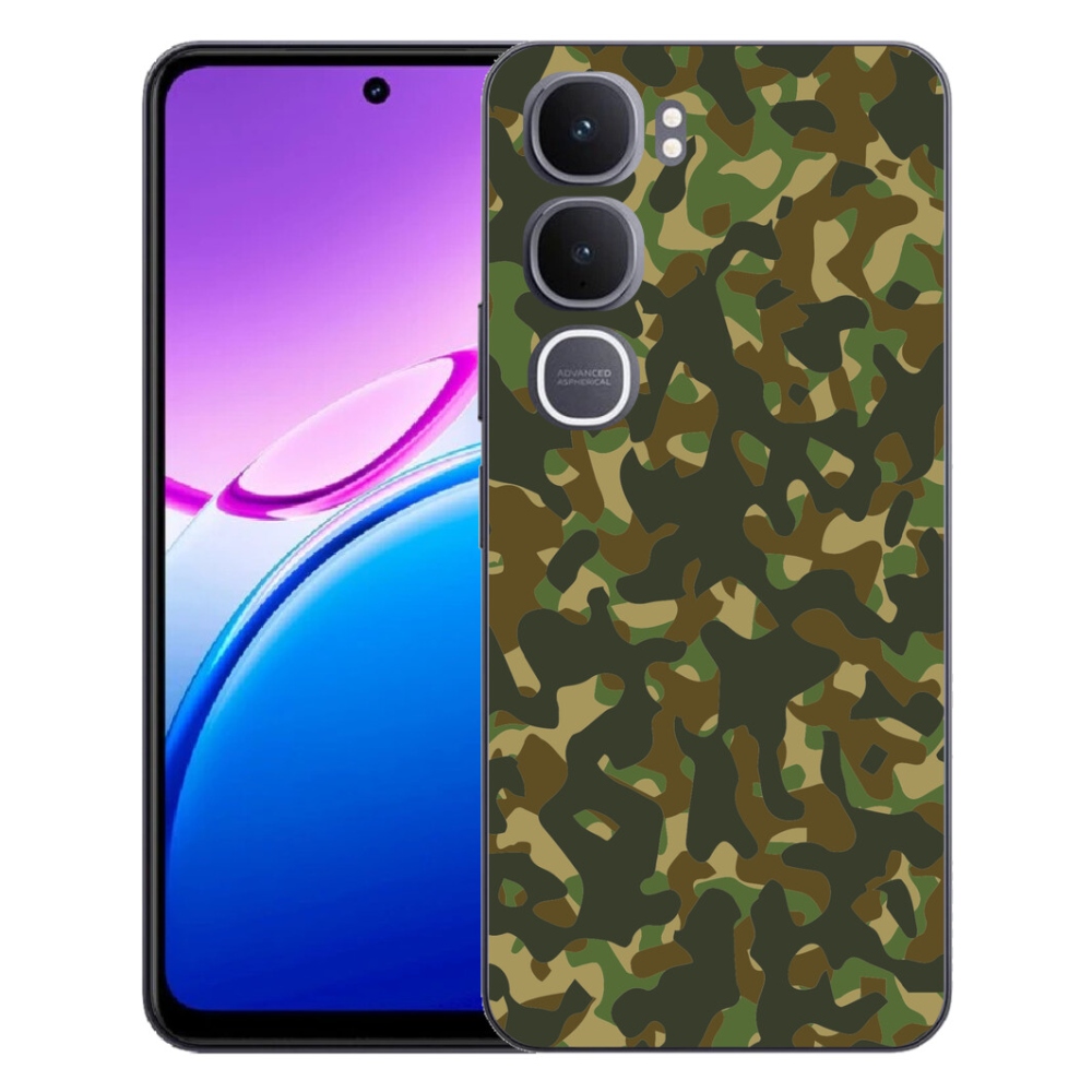 mmCase gél tok a Vivo Y31 5G-hez – kamuflázs mintás 1