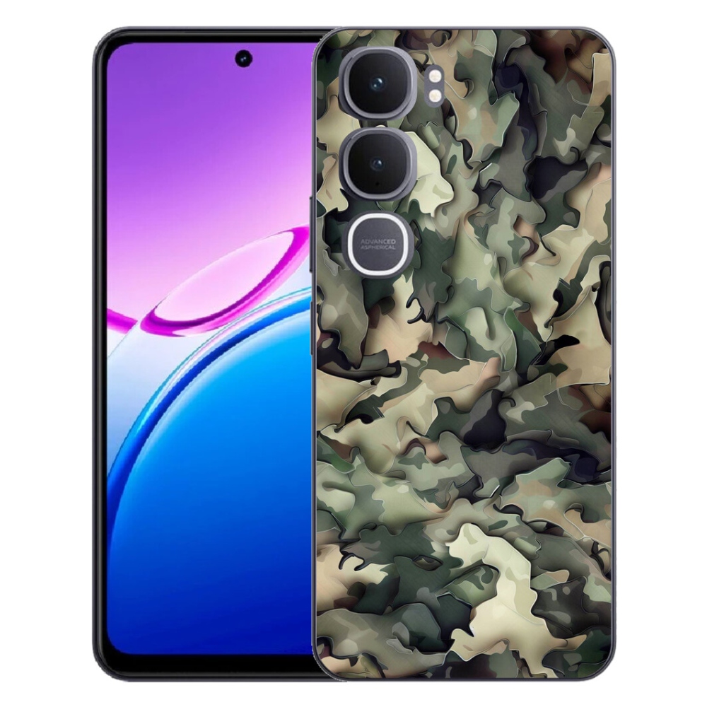 mmCase gél tok a Vivo Y31 5G-hez – kamuflázs mintás 9