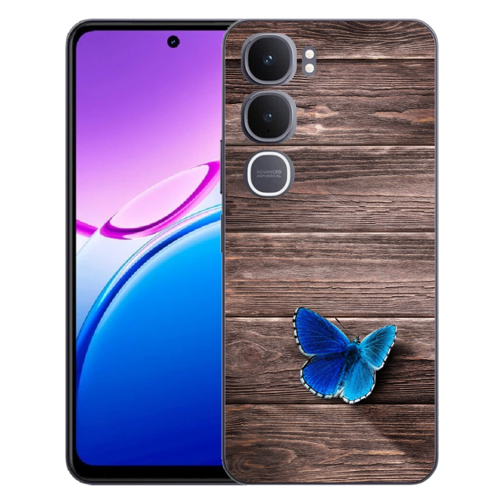 mmCase géltok a Vivo Y31 5G-hez – kék pillangó 1