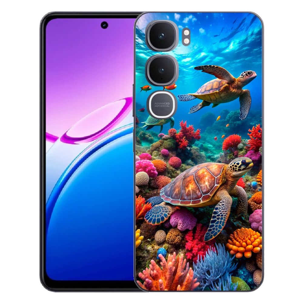 mmCase gélhuzat a Vivo Y31 5G-hez – Tengeri világ 2