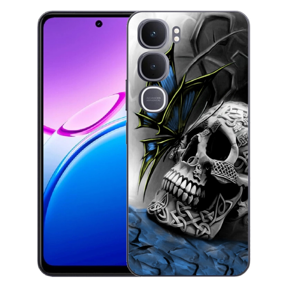 mmCase géltok a Vivo Y31 5G-hez – pillangó és koponya