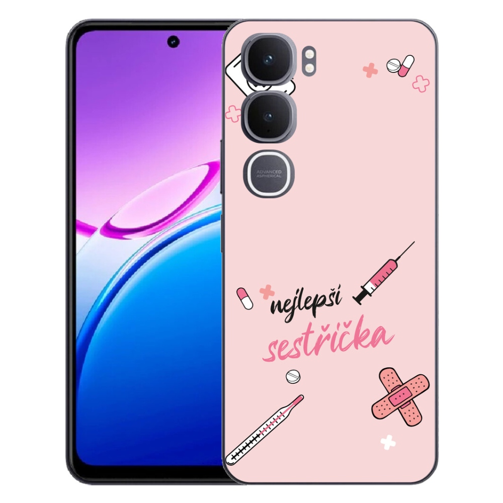 mmCase gél tok a Vivo Y31 5G-hez – a rózsaszín háttér legjobb kiegészítője