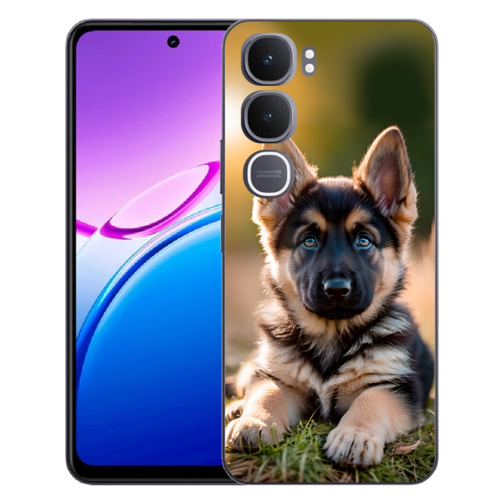 mmCase géltok a Vivo Y31 5G-hez – német juhászkutya a természetben
