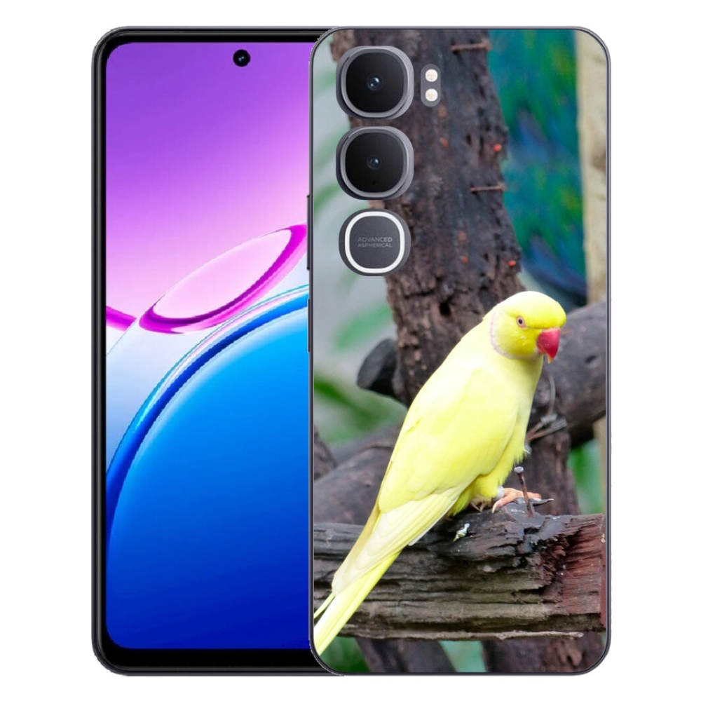mmCase géltok a Vivo Y31 5G-hez – sárga alexandri papagáj