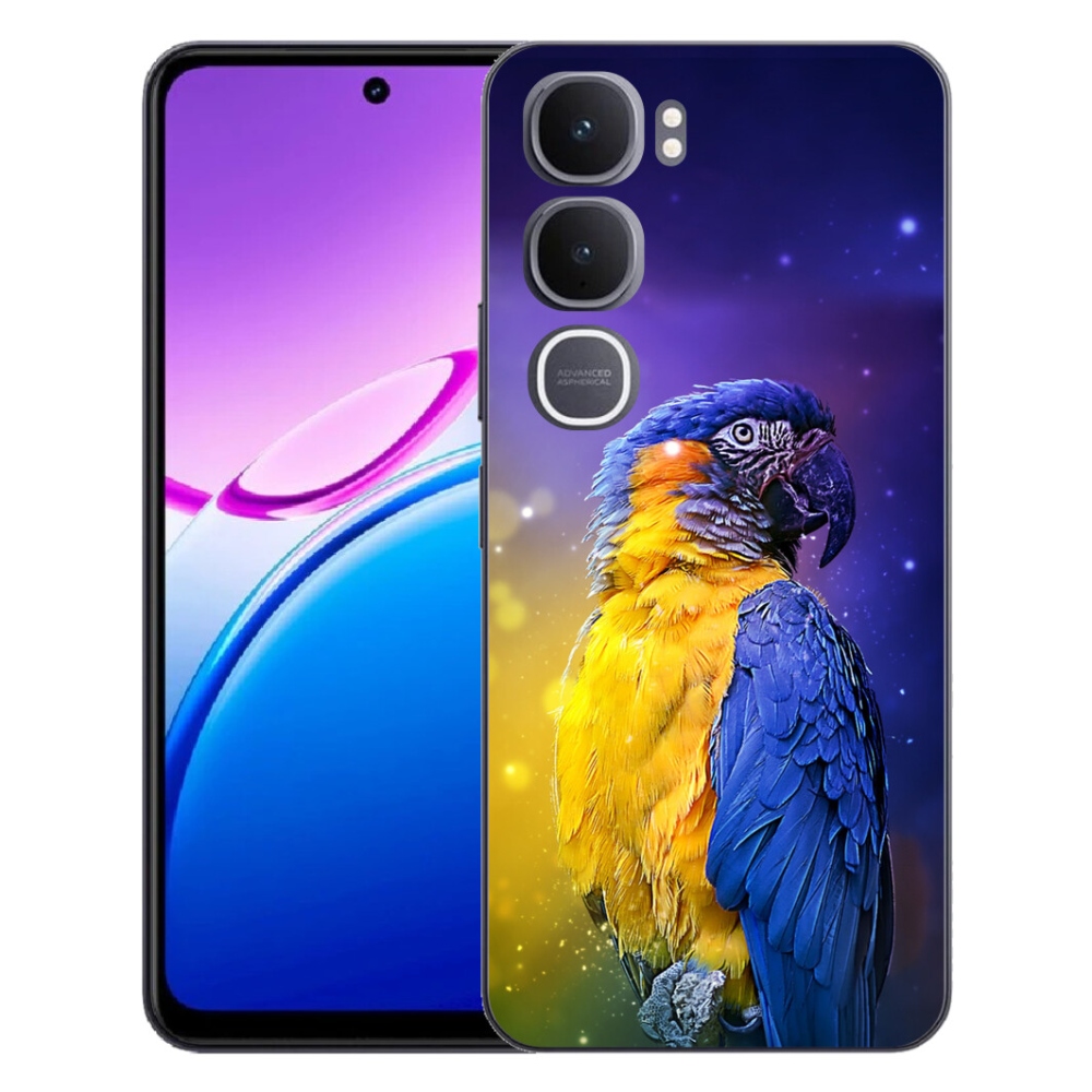 mmCase gélhuzat a Vivo Y31 5G-hez – ara papagáj 1