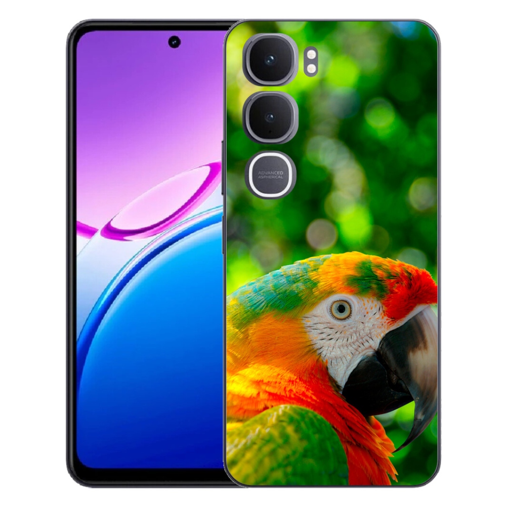 mmCase gélhuzat a Vivo Y31 5G-hez – ara papagáj 3