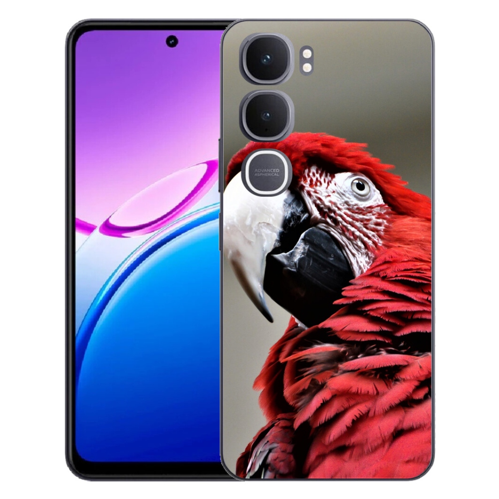 mmCase géltok a Vivo Y31 5G-hez – vörös ara papagáj